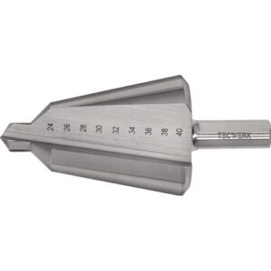 TECWERK Blechsch?lbohrer - Bohrbereich 24-40 mm HSS Gesamtl?nge 89 mm – Bild 1