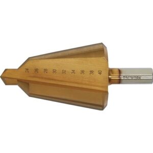 TECWERK Blechsch?lbohrer - Bohrbereich 24-40 mm HSS TiN Gesamtl?nge 89 mm – Bild 1