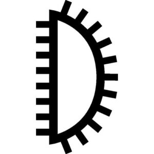 TECWERK Werkstattfeile - L?nge 250 mm Querschnitt 25 x 7 mm Hieb 2 Halbrund – Bild 3