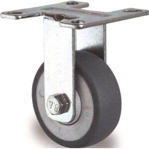 TECWERK Bockrolle - 75 mm 75 kg Vollgummi Kugellager – Bild 1