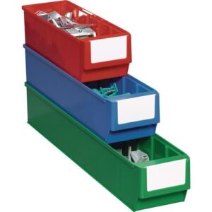 TECWERK Regalkasten - L400xB91xH81mm transparent SAN – Bild 1