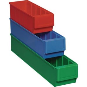 TECWERK Regalkasten - L300xB91xH81mm rot Polypropylen – Bild 3