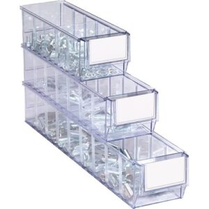 TECWERK Regalkasten - L300xB91xH81mm transparent SAN – Bild 1