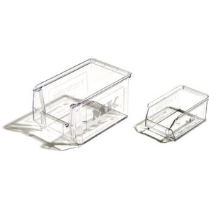 TECWERK Sichtlagerkasten - L230/200xB150xH130mm SAN transparent – Bild 1