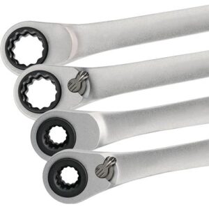 TECWERK Multifunktionsknarrenringschlssel - 10 / 13 / 17 / 19 mm 12-KT. L?nge 220 mm – Bild 3
