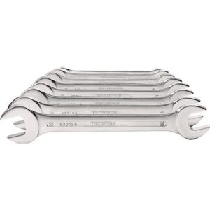 TECWERK Doppelmaulschlssel-Satz - 8-teilig SW6-22 mm CV-Stahl verchromt – Bild 1