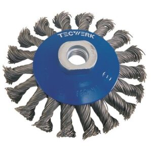 TECWERK Kegelbrste -  100 mm Drahtst?rke 0,35 mm VA 13 mm – Bild 1