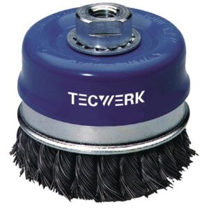 TECWERK Topfbrste -  100 mm Drahtst?rke 0,5 mm Stahl – Bild 1