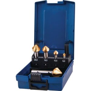 TECWERK Kegelsenker-Satz - 6,3-25 mm HSS TiN – Bild 1