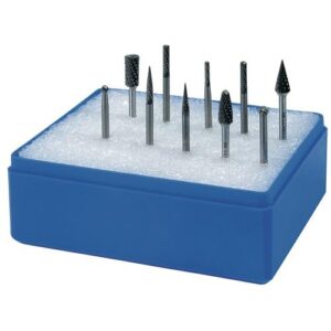 TECWERK Kleinfr?sstifte-Satz - Schaft- 3 mm 10-teilig Hartmetall – Bild 1