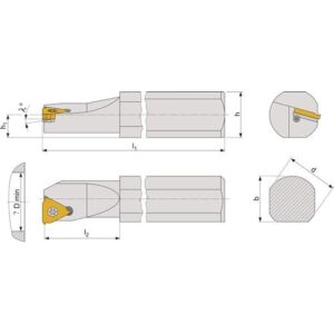 TECWERK Bohrstange - A25R-SIR16 rechts – Bild 3