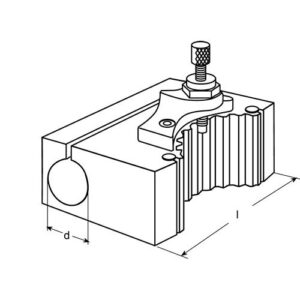 TECWERK Wechselhalter - fr Stahlhalterkopf B passend fr groÿe Zylindersch?fte – Bild 3