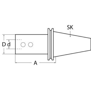 TECWERK Bohrerhalter - Spann- 32 mm SK40 – Bild 3