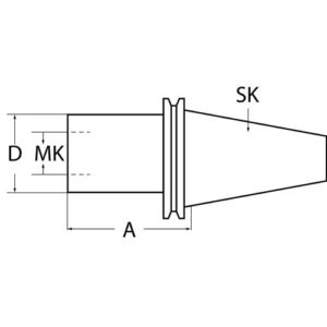 TECWERK Kegelhlse - MK3 SK40 – Bild 3