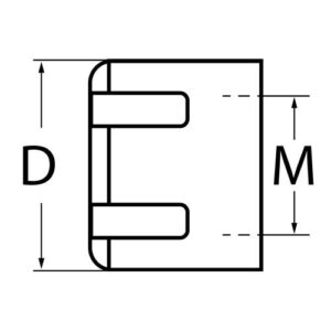 TECWERK Spannmutter - ER 25  42 mm mit Exzenterring – Bild 3