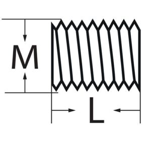 TECWERK Spannschraube - M14 L?nge 16 mm fr Spannfutter- 16/18 mm – Bild 3