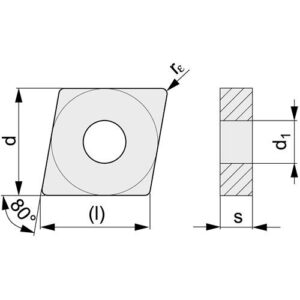 TECWERK Wendeschneidplatte - CNMG120404-M UNI – Bild 3