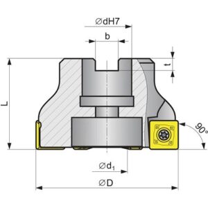TECWERK Eckfr?ser -  80 mm vernickelt mit Innenkhlung – Bild 3