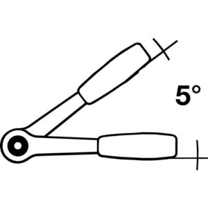 TECWERK Bit-/Hebelumschaltknarre - 1/4 ? 72 Z?hne Umschalthebel – Bild 3