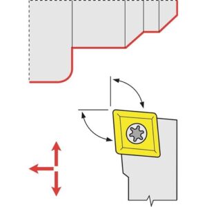 TECWERK Klemmdrehhalter - SCLCR1010E06 rechts vernickelt – Bild 3