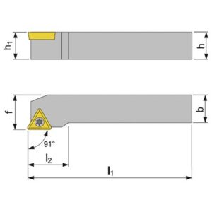 TECWERK Klemmdrehhalter - STGCR2020K16 rechts vernickelt – Bild 3