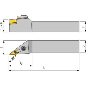 TECWERK Klemmdrehhalter - MVJNR2020K16 rechts vernickelt – Bild 3