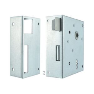 Bever Kastenschloss Rheinisch Nr.  7  - links einwärts BB verzinkt – Bild 1