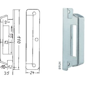 Bever SchliessklobenNr. 89  zum aufschr. - re+li verwendbar hoch – Bild 1