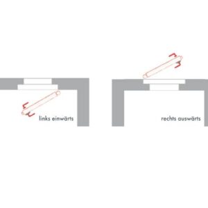 Knebeldrückerschloss 50 K LE links einwärts BB – Bild 3