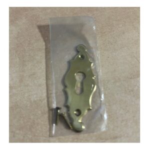 Schlüsselschilder senkrecht Messing poliert - 22 x 60 mm – Bild 1