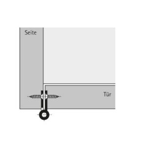 Prämeta Aufsatzbänder gerade - 50 mm 601-50 N rechts vernickelt – Bild 2