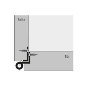 Prämeta Aufsatzbänder KD 7,5 - 50 mm vernickelt rechts 607-50 – Bild 3