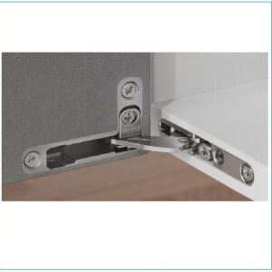 Salice Air Aufnahmetasche für Scharnierarm - matt vernickelt 1 Set 2 Stück – Bild 2