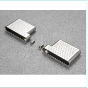 Salice Air Aufnahmetasche für Scharnierarm - matt vernickelt 1 Set 2 Stück – Bild 1