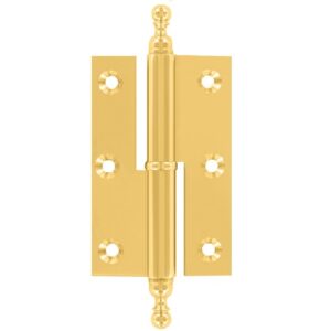 Schumacher Aufsatzband mit Zierkopf - 50 mm rechts brüniert gerade Rolle 8 mm – Bild 1