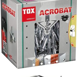 Tox Metall Hohlraumdübel Acrobat - M5 x 65 für 17-32mm Plattenstärke – Bild 1