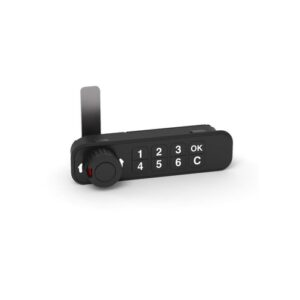 BMB elekronisches Hebelschloss mit Tastenfeld - Noky Solo Pro rechts horizoltal 3 - 12 für Einzel und Mehrfachnutzer – Bild 1
