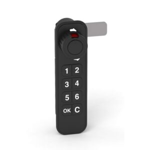 BMB elekronisches Hebelschloss mit Tastenfeld - Noky Solo Pro vertikal 3 - 12 für Einzel und Mehrfachnutzer – Bild 1
