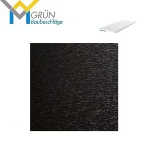 Flachleiste schwarzbraun