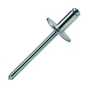 Gesipa Blindnieten Stahl/Stahl Flachrundkopf Aluminium - 4,0 x 12 mm – Bild 1