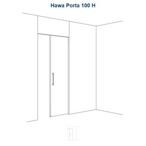 Garnitur Hawa Porta/Divido 100 H, für 1 Türe - Hawa Porta – Bild 1
