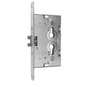 BMH Sickentürschloss Einsteckschloss 1759 - 65 mm Dorn, 72 mm Abstand, Stulp 20 mm, Vierkant 8 mm – Bild 1