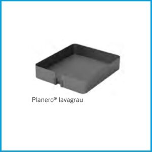 Vauth Sagel Hoch-/Unterschrankauszug, TAL/SUB-Larder Korbset - 2x 300er, Planero lavagrau Kunststoffschale – Bild 2