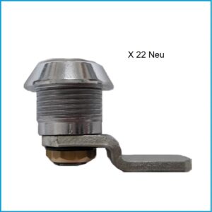 Euro Locks Hebelzylinder  - X 22 Neu verschiedenschliessend Lochbild 20,1 x 17,6 mm – Bild 1