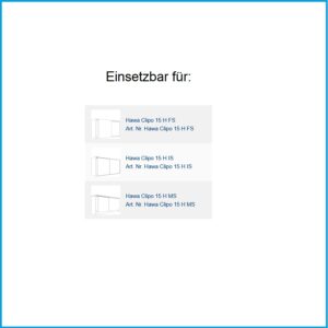 Hawa Einfachlaufschiene Clipo 15 - Alu, zum aufschrauben L=2500 mm – Bild 2