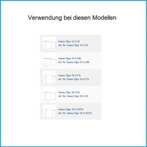 Hawa Führungsschiene Hawa Clipo/Combino - Nute 7 mm, Kunststoff, anthrazit, L= 2500 mm – Bild 2