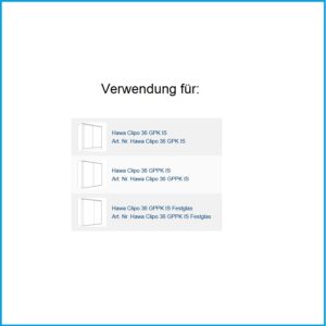 Hawa Glasfixierungsprofil Hawa Clipo 35 GPK/GPPK - Alu eloxiert, L= 2500 mm – Bild 2