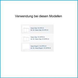Hawa Glasfixierungsprofil Clipo 16 - Clipo 16, Aluminium, eloxiert, zum Kleben, L= 6000 mm – Bild 2