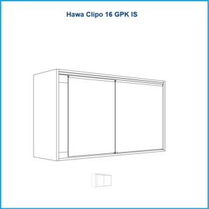 Haws Laufgarnitur Clipo 16 Glas 2 flg - GPK IS 2 flügelig – Bild 1
