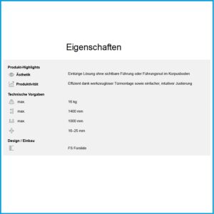 Hawa Laufgarnitur Clipo 16 1 flügelig - H FS, 3-Punkt-Führung, für 1 Tür – Bild 3